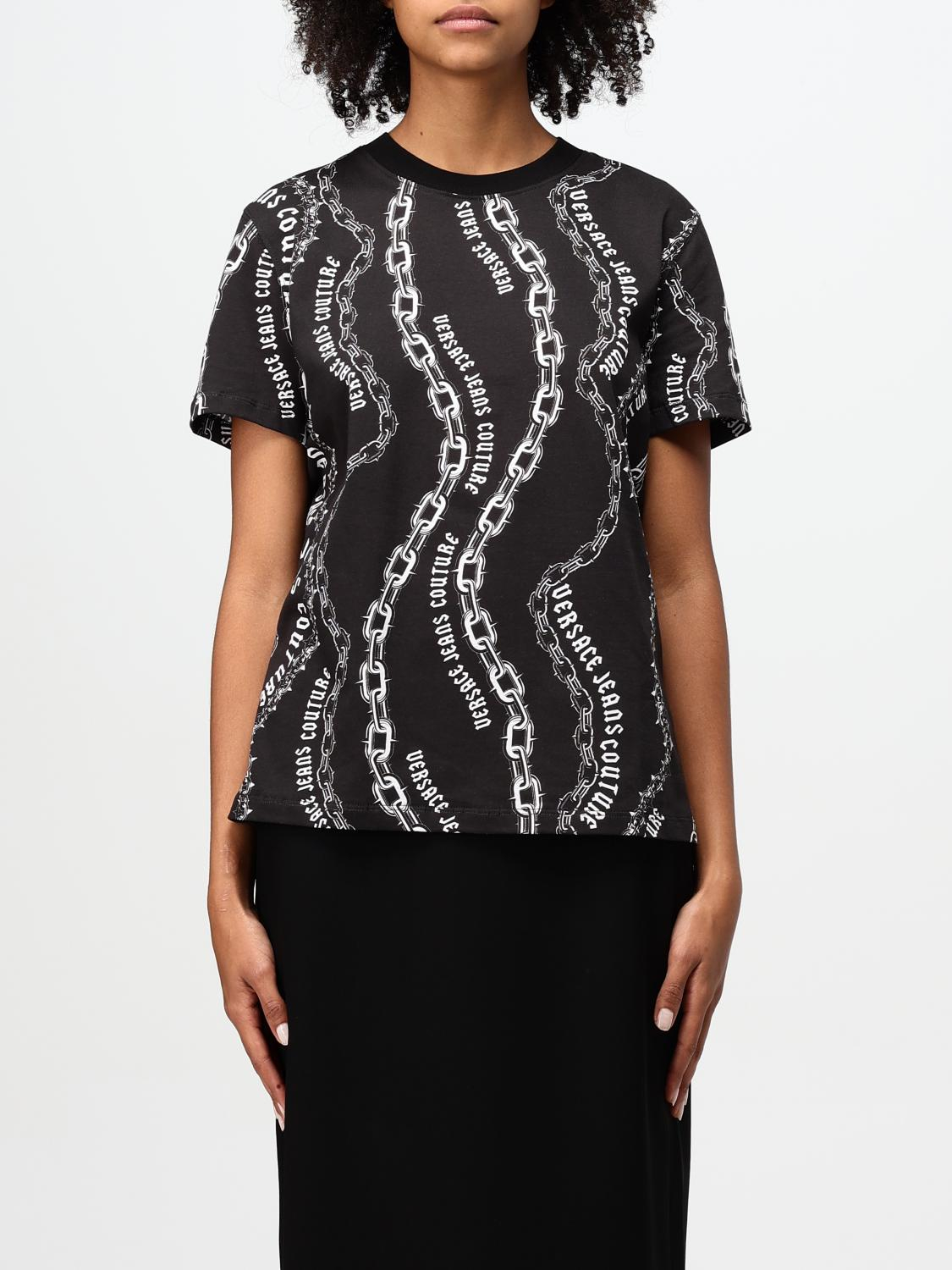 [VERSACE JEANS COUTURE] T-shirts Short Sleeve FW24 77HAH613JS365 899
