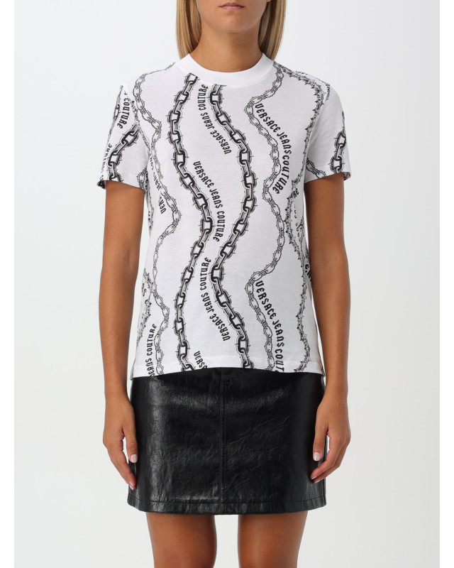 [VERSACE JEANS COUTURE] T-shirts Short Sleeve FW24 77HAH613JS365 003