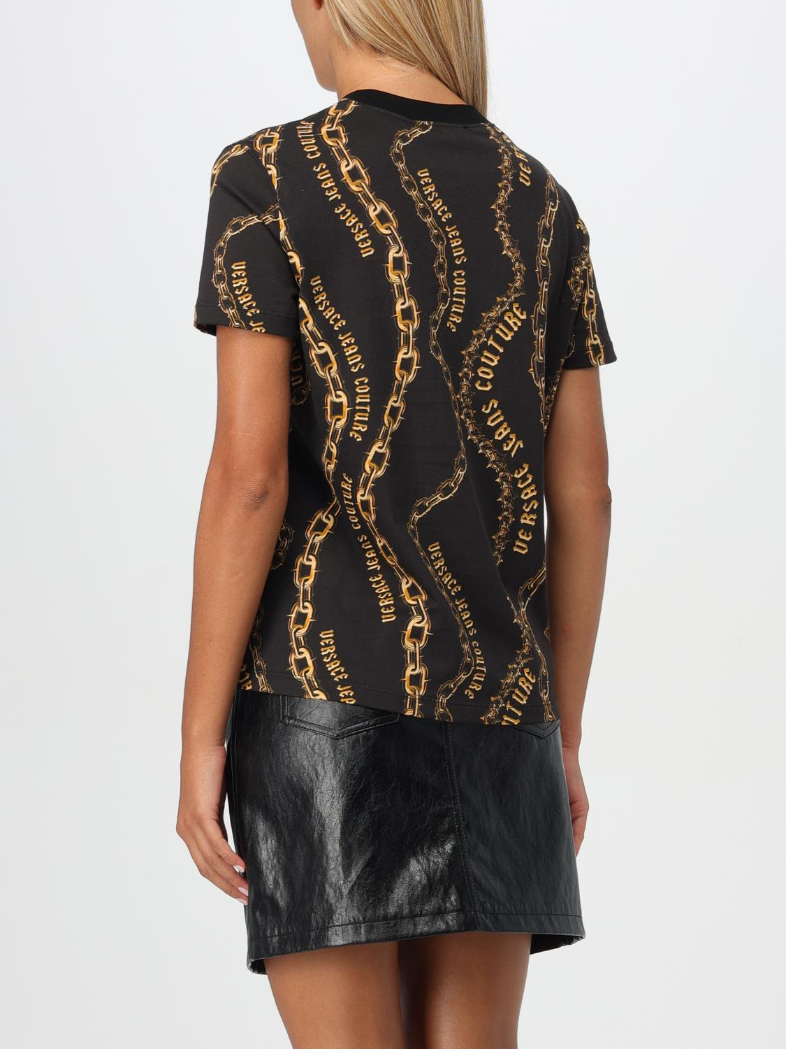[VERSACE JEANS COUTURE] T-shirts Short Sleeve FW24 77HAH613JS365 G89