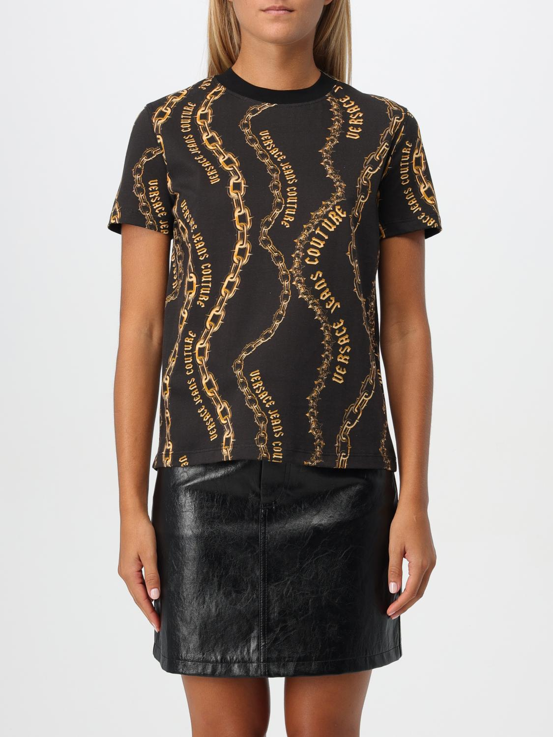 [VERSACE JEANS COUTURE] T-shirts Short Sleeve FW24 77HAH613JS365 G89