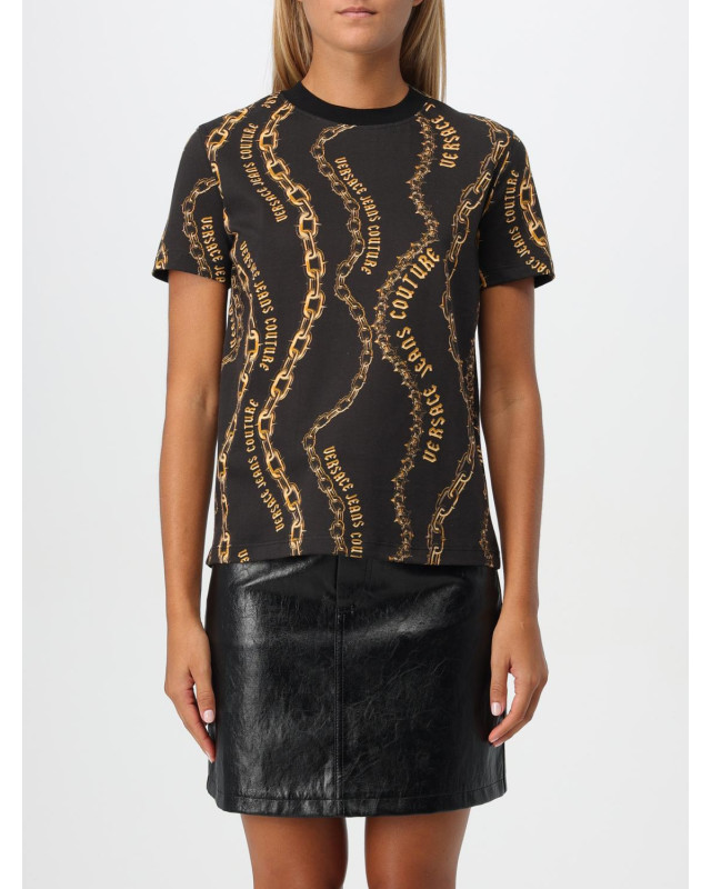 [VERSACE JEANS COUTURE] T-shirts Short Sleeve FW24 77HAH613JS365 G89