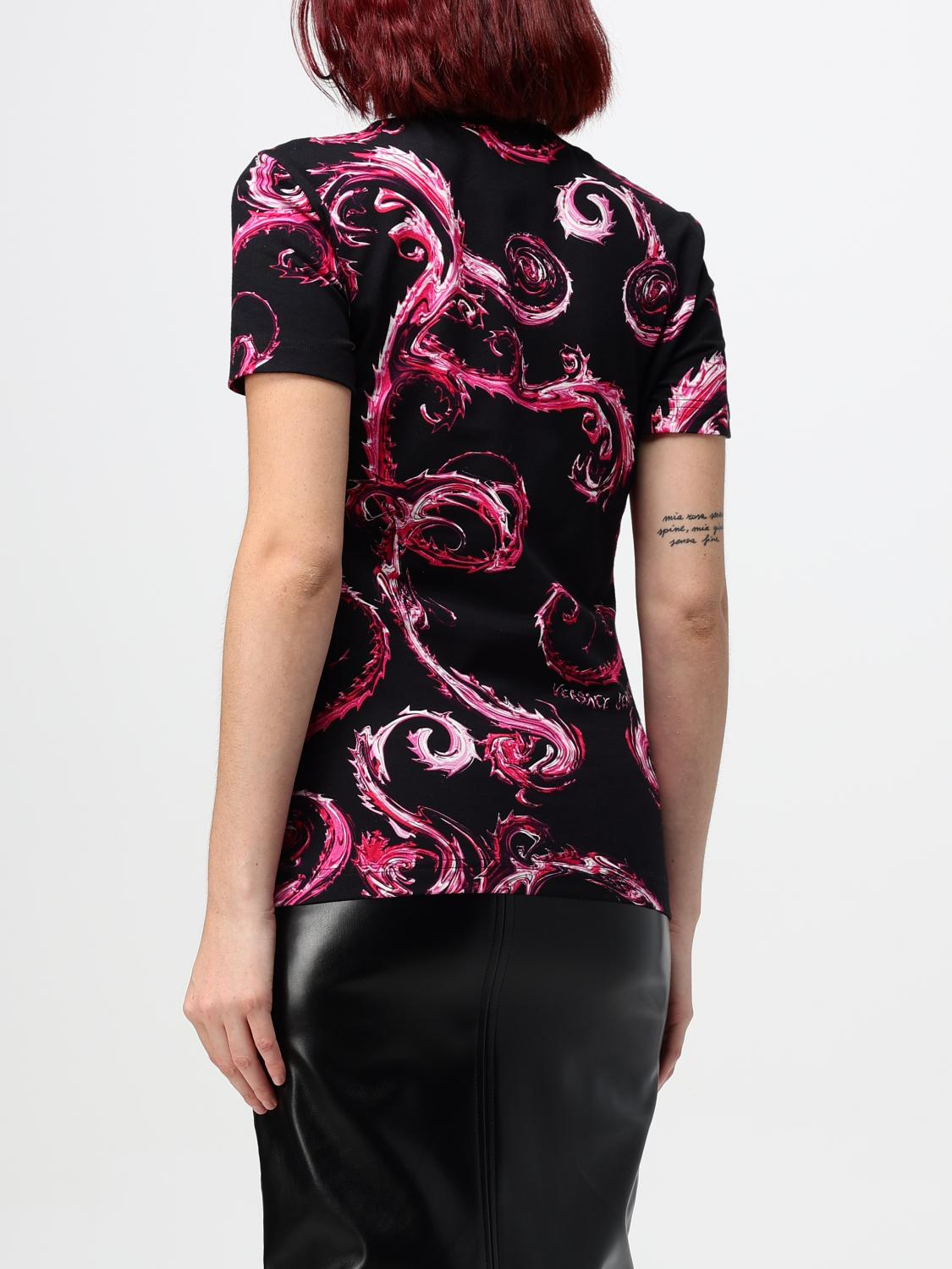 [VERSACE JEANS COUTURE] T-shirts Short Sleeve FW24 77HAH608JS409 QY2