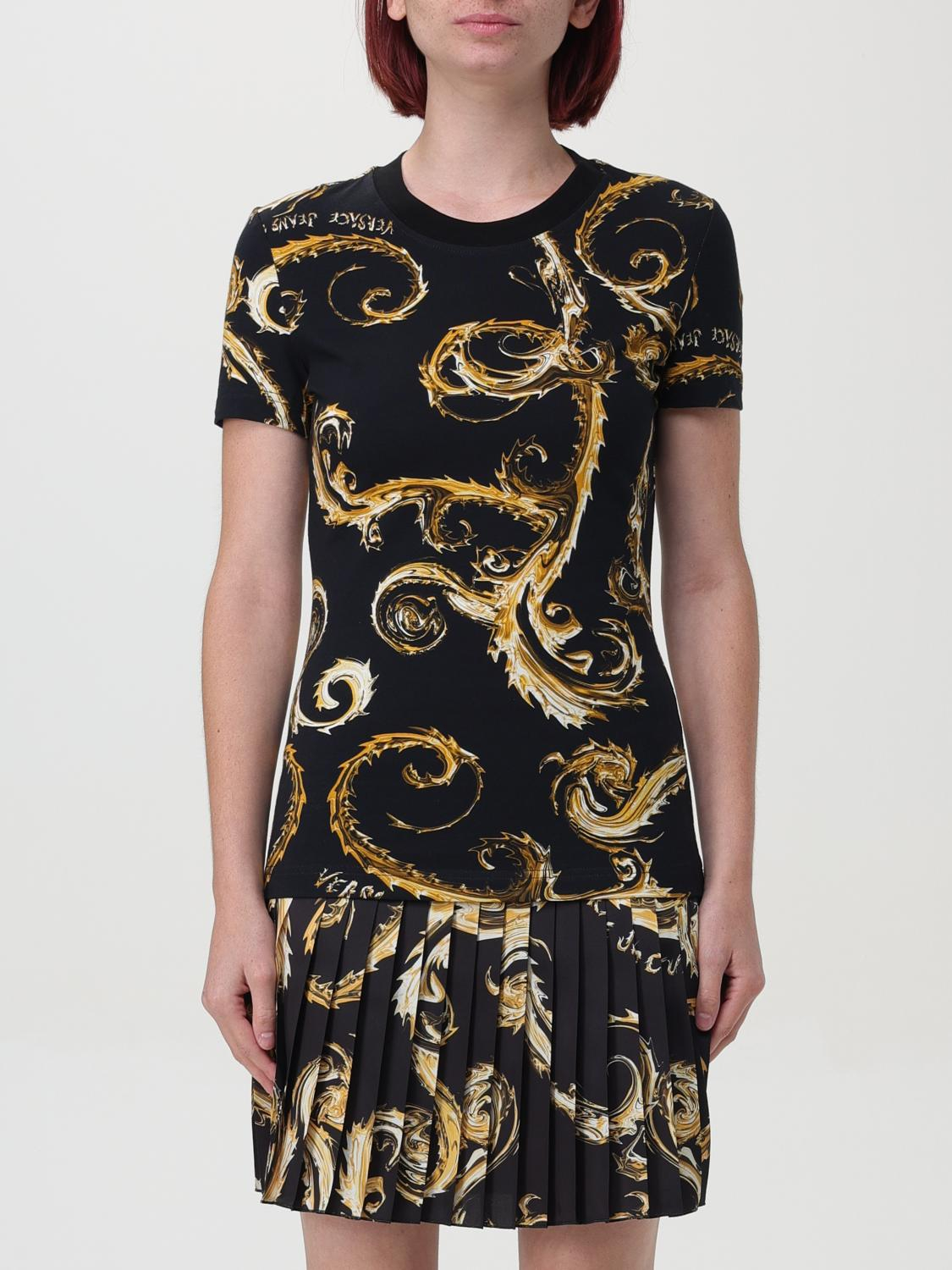 [VERSACE JEANS COUTURE] T-shirts Short Sleeve FW24 77HAH608JS409 G89