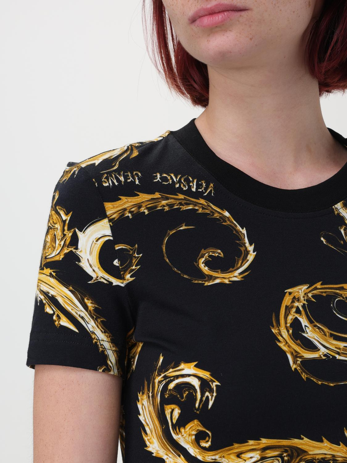 [VERSACE JEANS COUTURE] T-shirts Short Sleeve FW24 77HAH608JS409 G89