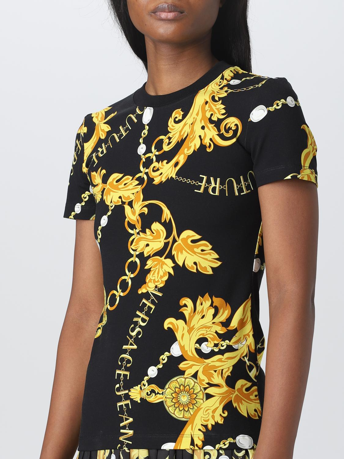 [VERSACE JEANS COUTURE] T-shirts Short Sleeve FW23 75HAH608JS214 G89