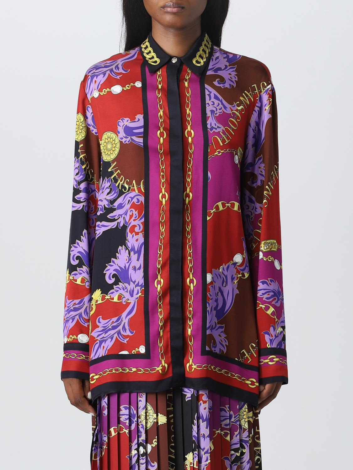 [VERSACE JEANS COUTURE] Shirts Long Sleeve FW23 75HAL2P2NS346 G51