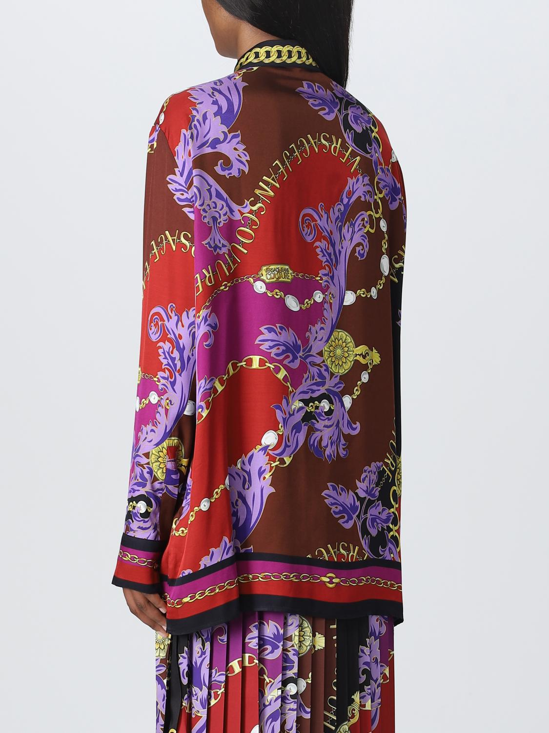 [VERSACE JEANS COUTURE] Shirts Long Sleeve FW23 75HAL2P2NS346 G51