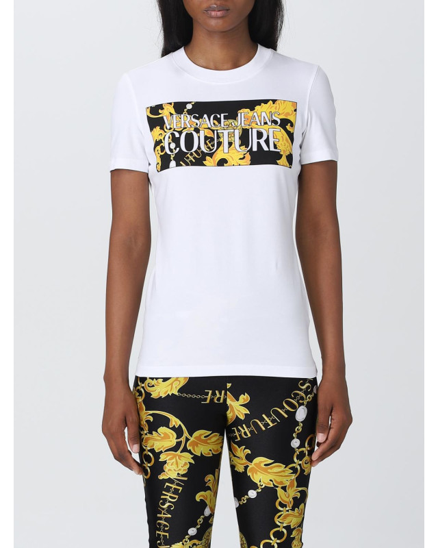 [VERSACE JEANS COUTURE] T-shirts Short Sleeve FW23 75HAHE01CJ02E G03
