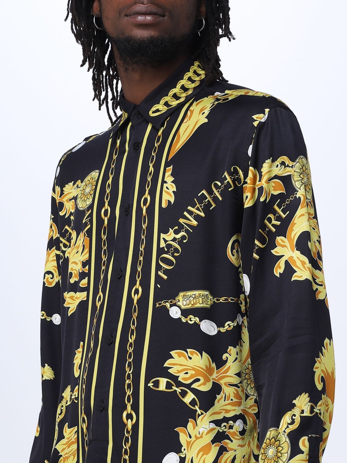 [VERSACE JEANS COUTURE] Shirts Long Sleeve FW23 75GAL2RCNS315 G89