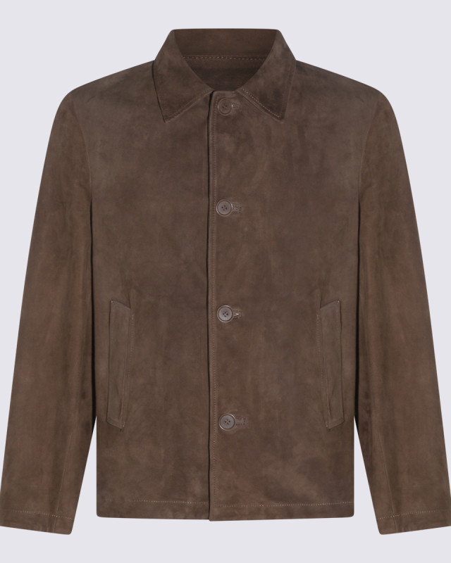 [SALVATORE SANTORO] Leather Jacket SS26 S26SANT50692U DNOTERRA