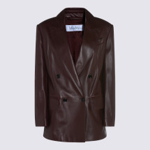 [MaxMara] Leather Jacket FW25 252144601260045023002