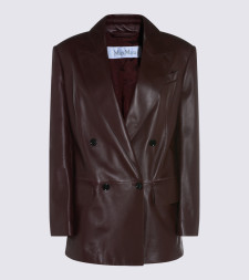 [MaxMara] Leather Jacket FW25 252144601260045023002