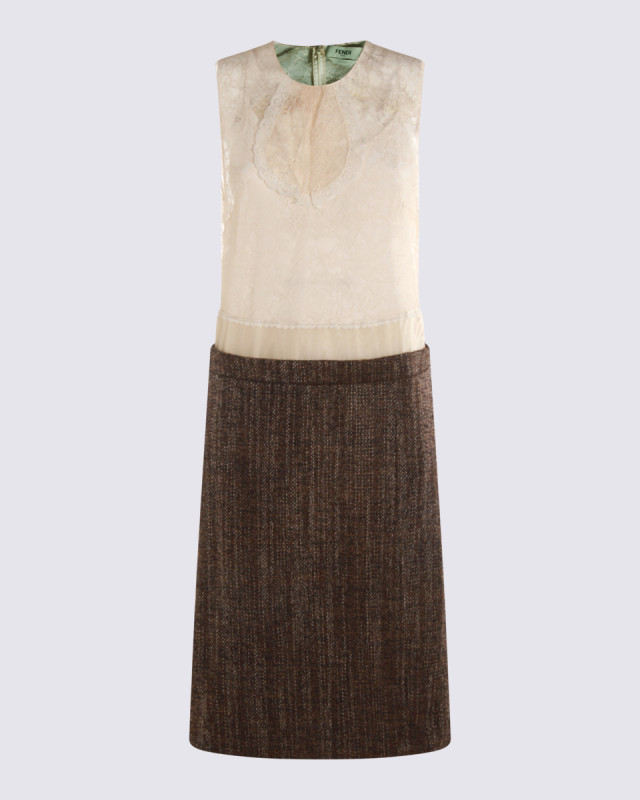 [Fendi] Sleeveless dress FW25 FDD425AVJAF1M2A