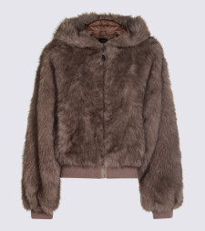 [LOU ANDREA] Fur Jacket FW25 SAB254LUW5MATSILVER
