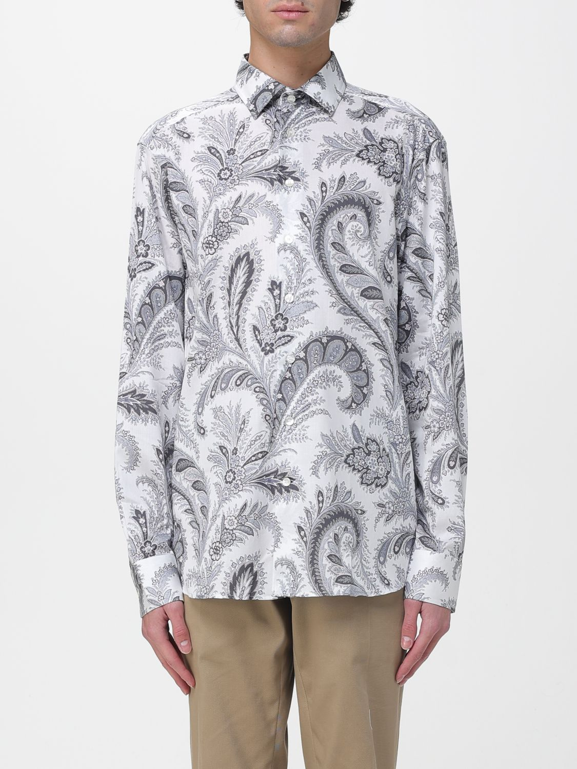 [Etro] Shirts Long Sleeve FW25 MRIB000199SA5L1 X0803