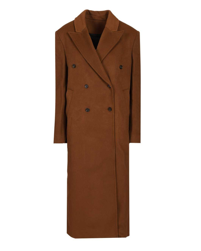 [LouLou De Saison] Coat FW25 ROSCOBROWN