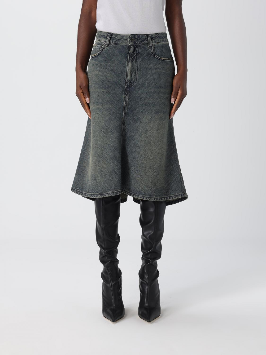 [Balenciaga] Midi skirt FW25 852330TTW76 3394