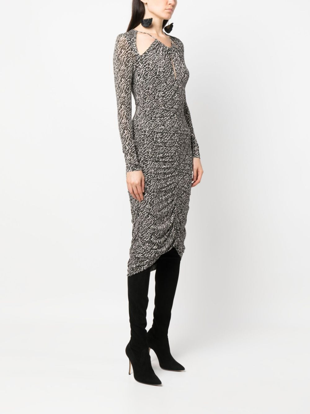 [Isabel Marant] Long sleeve dress FW23 RO0180FAA3K41I