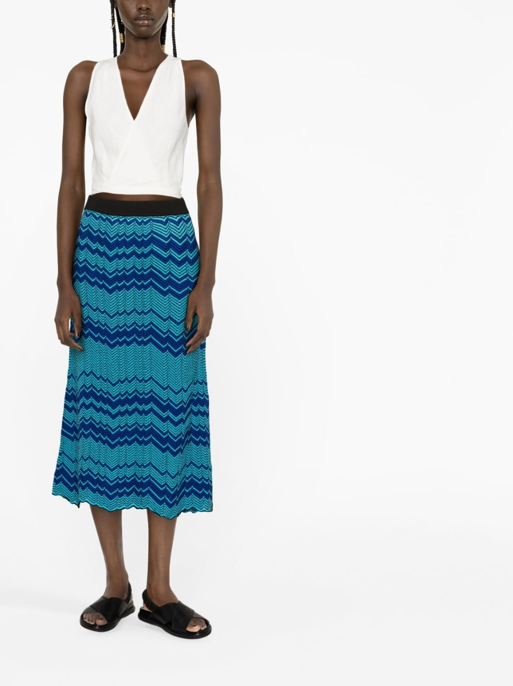 [Wales Bonner] Long skirt SS23 WS23KN44KN10750