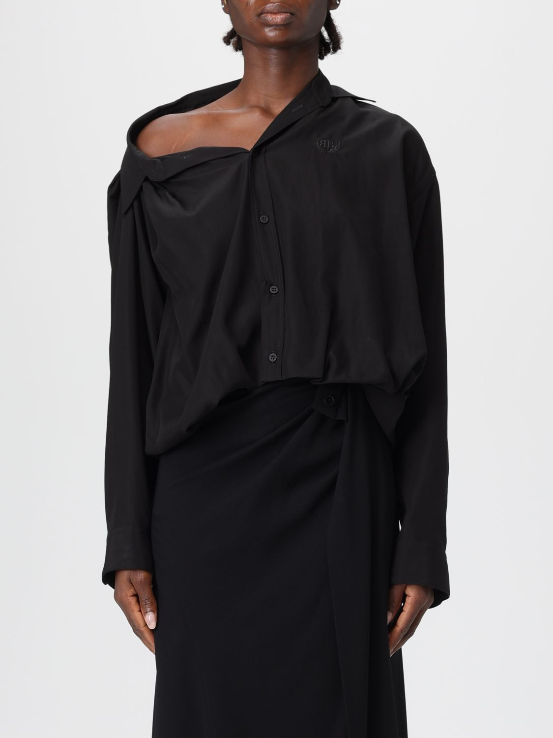[Balenciaga] Shirts Long Sleeve FW25 839287TRO37 1000