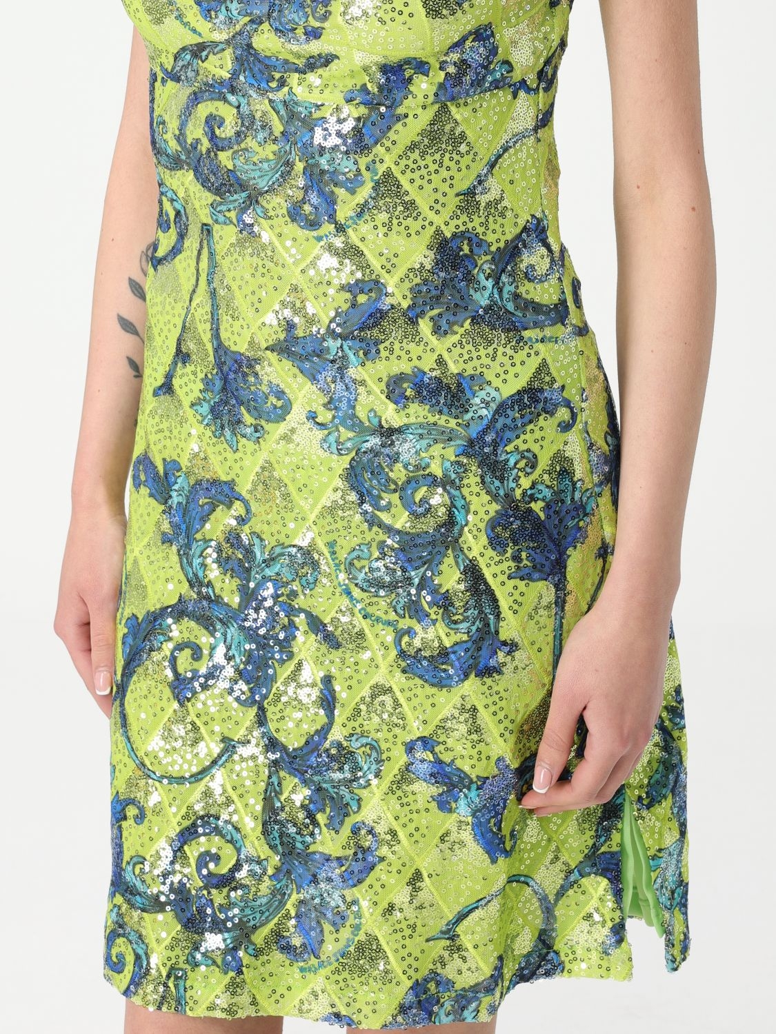 [VERSACE JEANS COUTURE] Sleeveless dress SS25 78HAO9B6JS443 166