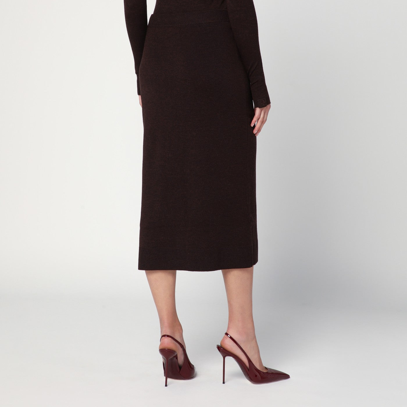 [VICTORIA BECKHAM] Midi skirt FW25 1325KSK006604AWO