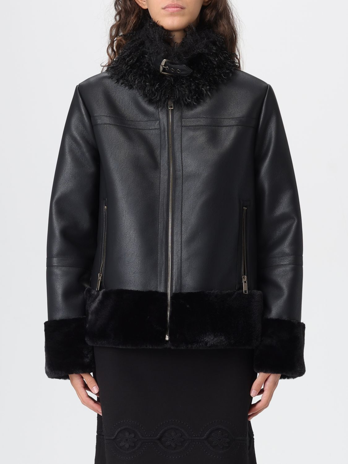 [Twinset] Mouton jacket FW25 252TP2410 00006