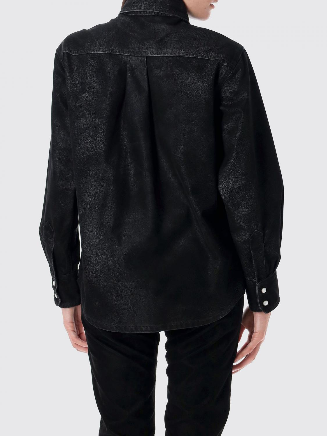 [Isabel Marant Etoile] Shirts Long Sleeve FW25 CH0240FAC3B01E 01BK