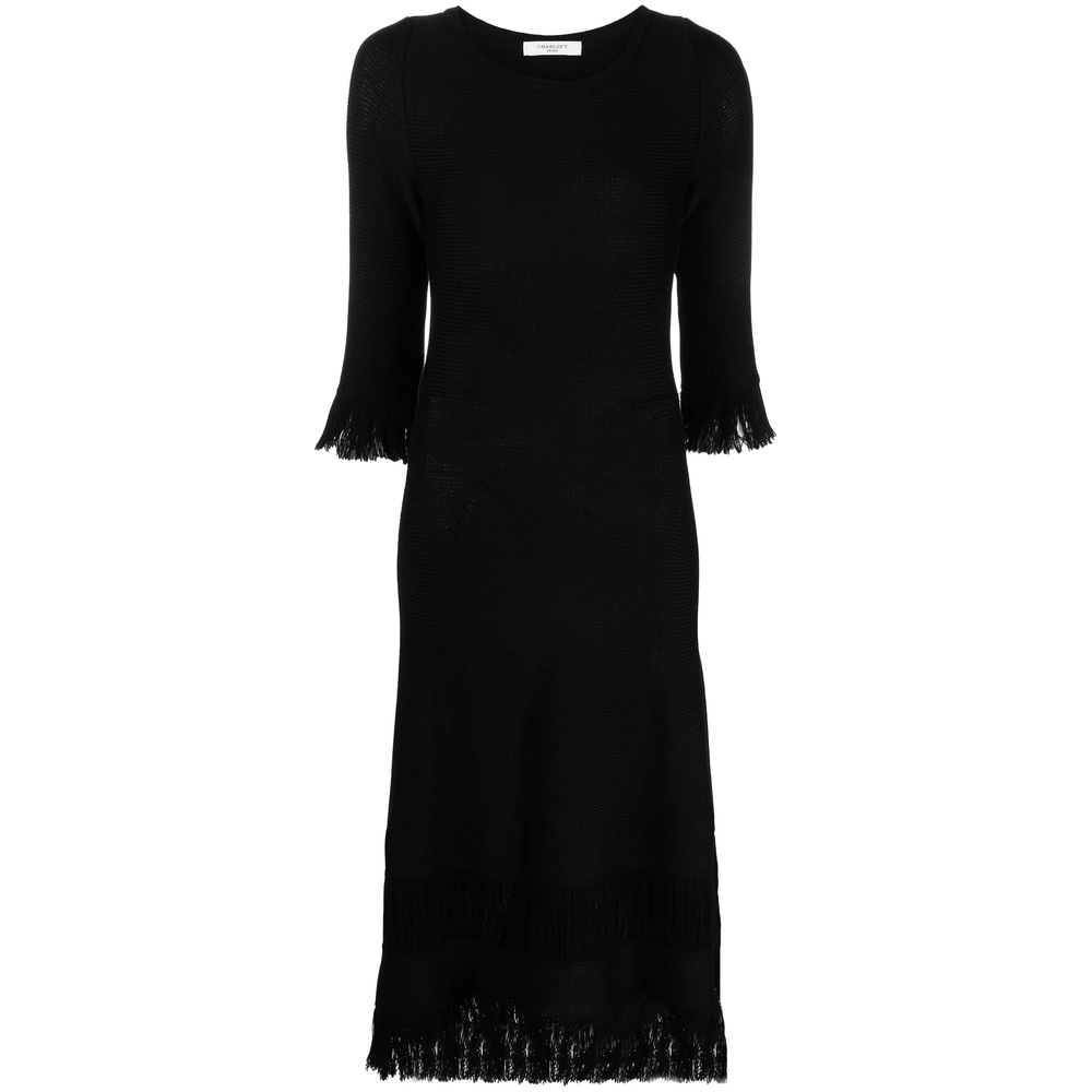 [Charlott] Short sleeve dress FW23 1052/11  NERO
