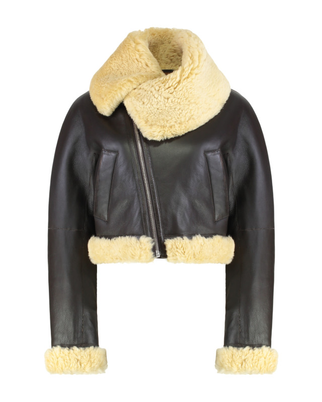 [JACQUEMUS] Leather Jacket FW25 25HOUW00119AC16L05_880