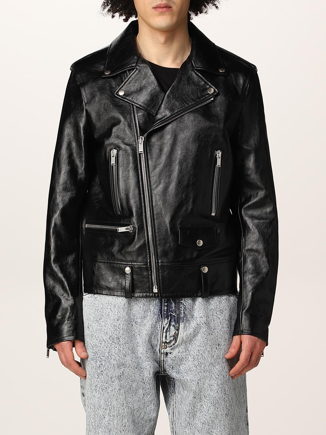 [Saint Laurent] Leather Jacket FW25 484284YC2NI 1000