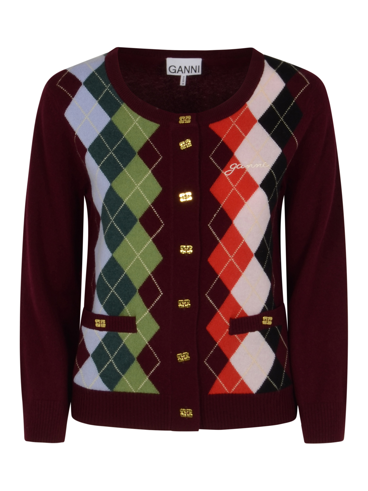 [GANNI] Cardigan FW25 K2532730