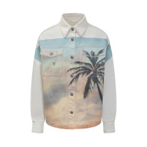 [Palm Angels] Shirts Long Sleeve SS25 PWYD023S25DEN001 0384