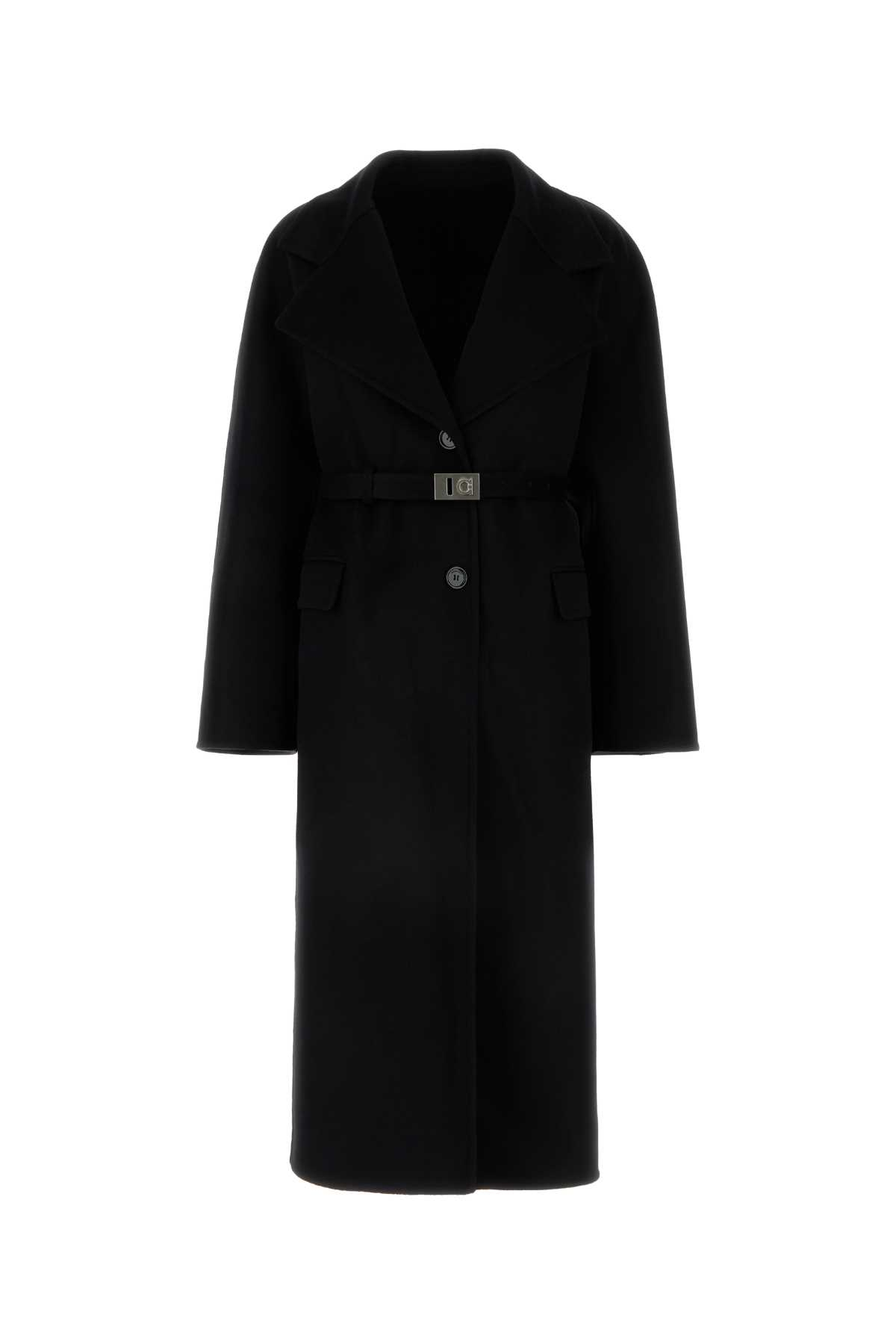 [Salvatore Ferragamo] Coat SS25 13G412780948 NERO
