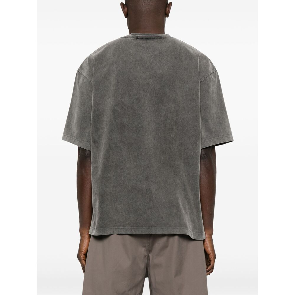 [Axel Arigato] T-shirts Short Sleeve SS26 A3118004 DISTORT BLACK