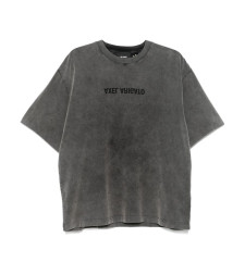 [Axel Arigato] T-shirts Short Sleeve SS26 A3118004 DISTORT BLACK