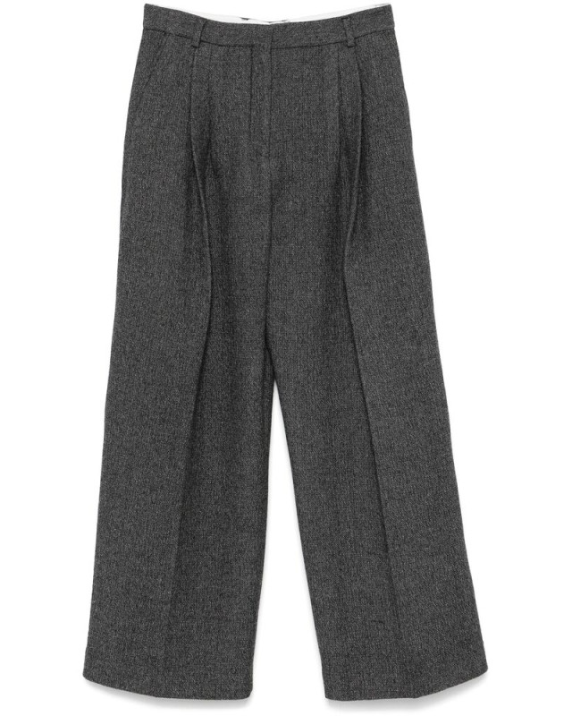 [Mark Kenly Domino Tan] Trousers FW24 24-4-096-3418 PORTLYN SMOKE