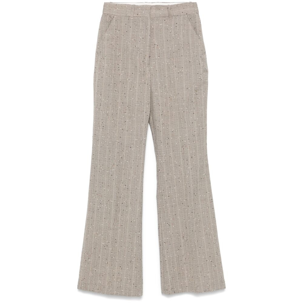 [Mark Kenly Domino Tan] Trousers FW24 24-4-185-3419 PERRIE BROWN