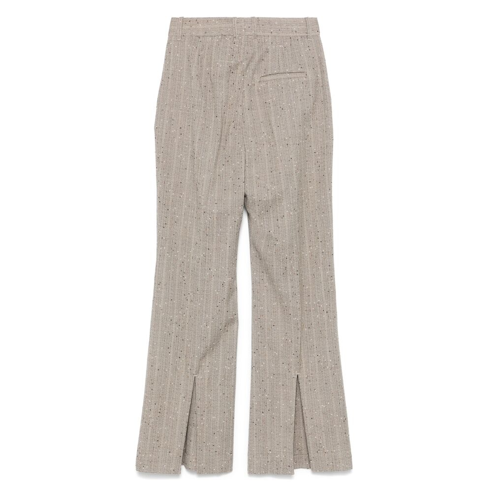 [Mark Kenly Domino Tan] Trousers FW24 24-4-185-3419 PERRIE BROWN