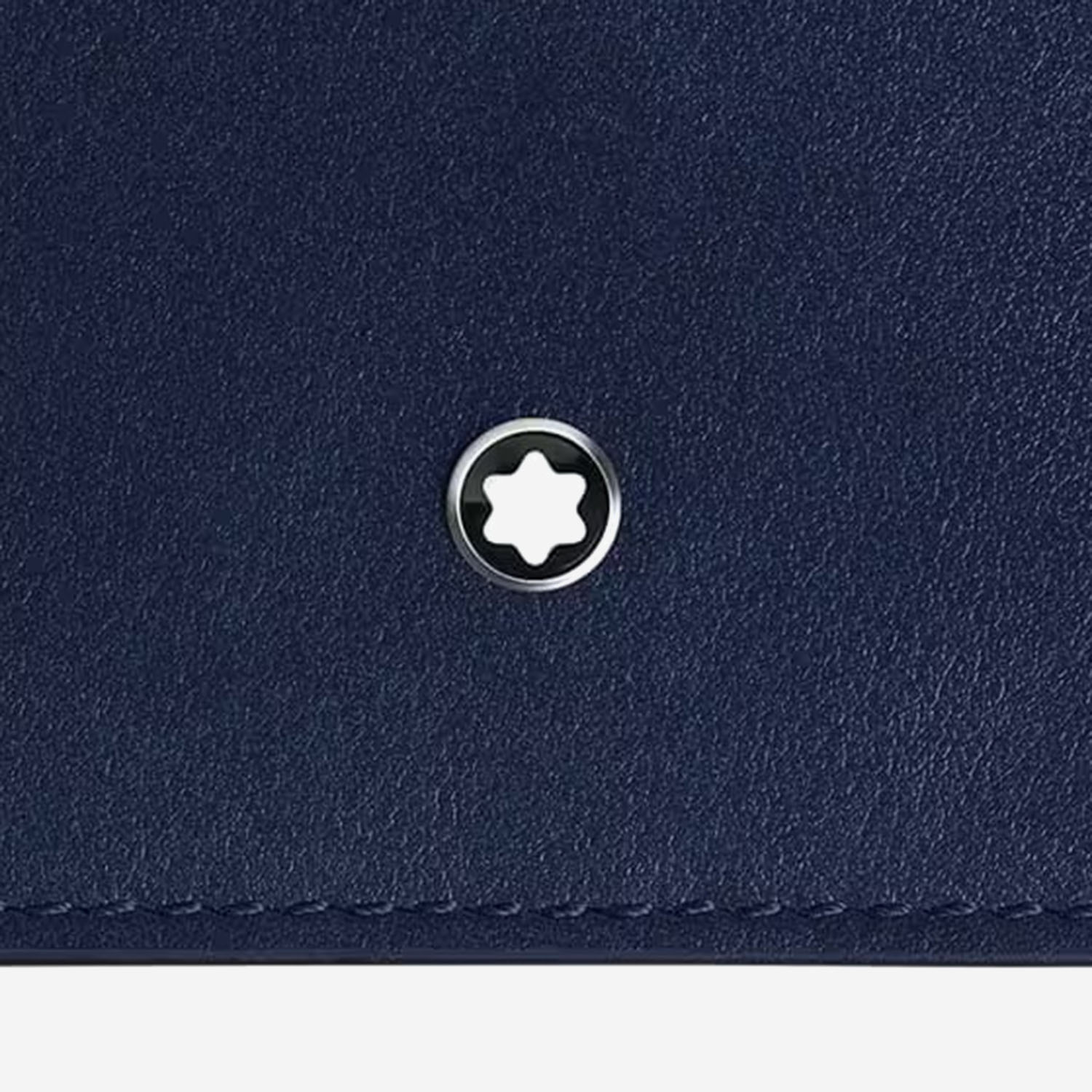 [Montblanc] Wallet SS26 221664BLACK/INK BLUE