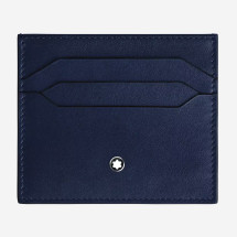 [Montblanc] Wallet SS26 221664BLACK/INK BLUE