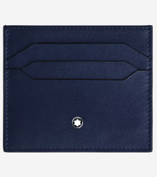 [Montblanc] Wallet SS26 221664BLACK/INK BLUE
