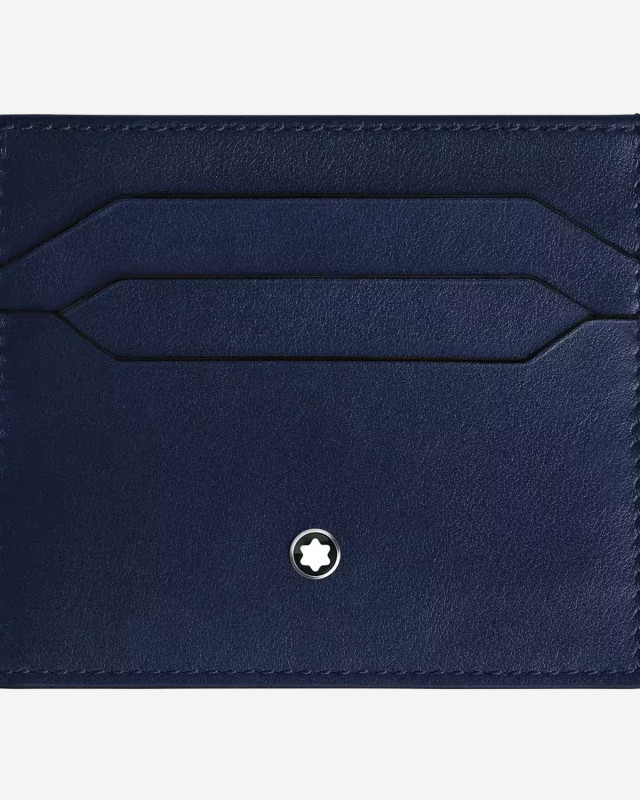 [Montblanc] Wallet SS26 221664BLACK/INK BLUE