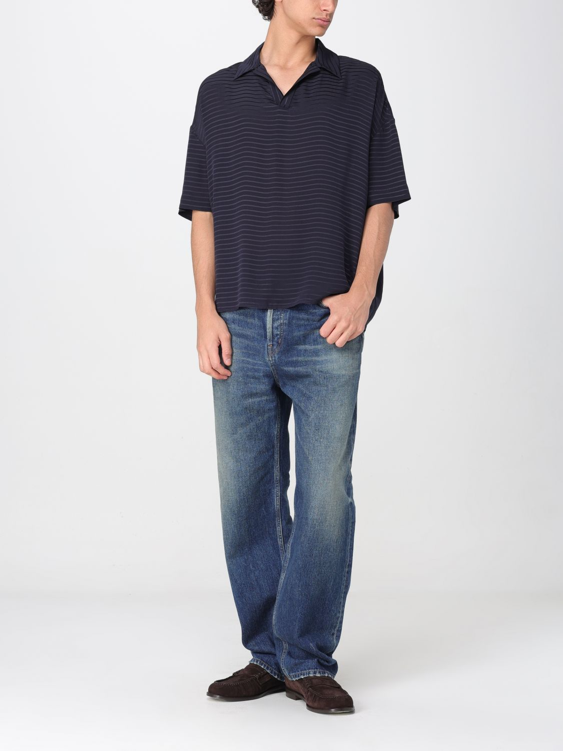 [Saint Laurent] T-shirts Short Sleeve FW25 814801Y2G62 4102