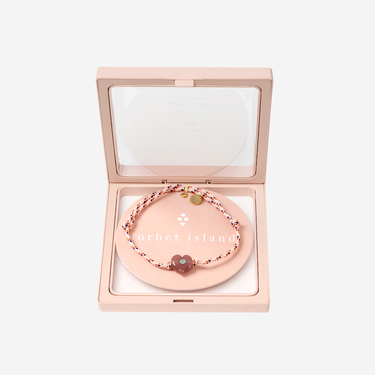 [SORBET ISLAND] Bracelet SS26 GUARDIANHEARTGLASSPURPLE