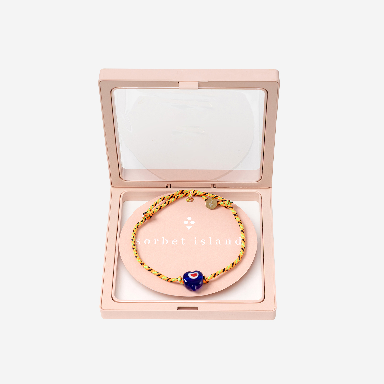 [SORBET ISLAND] Bracelet SS26 GUARDIANHEARTGLASSDARKBLUE