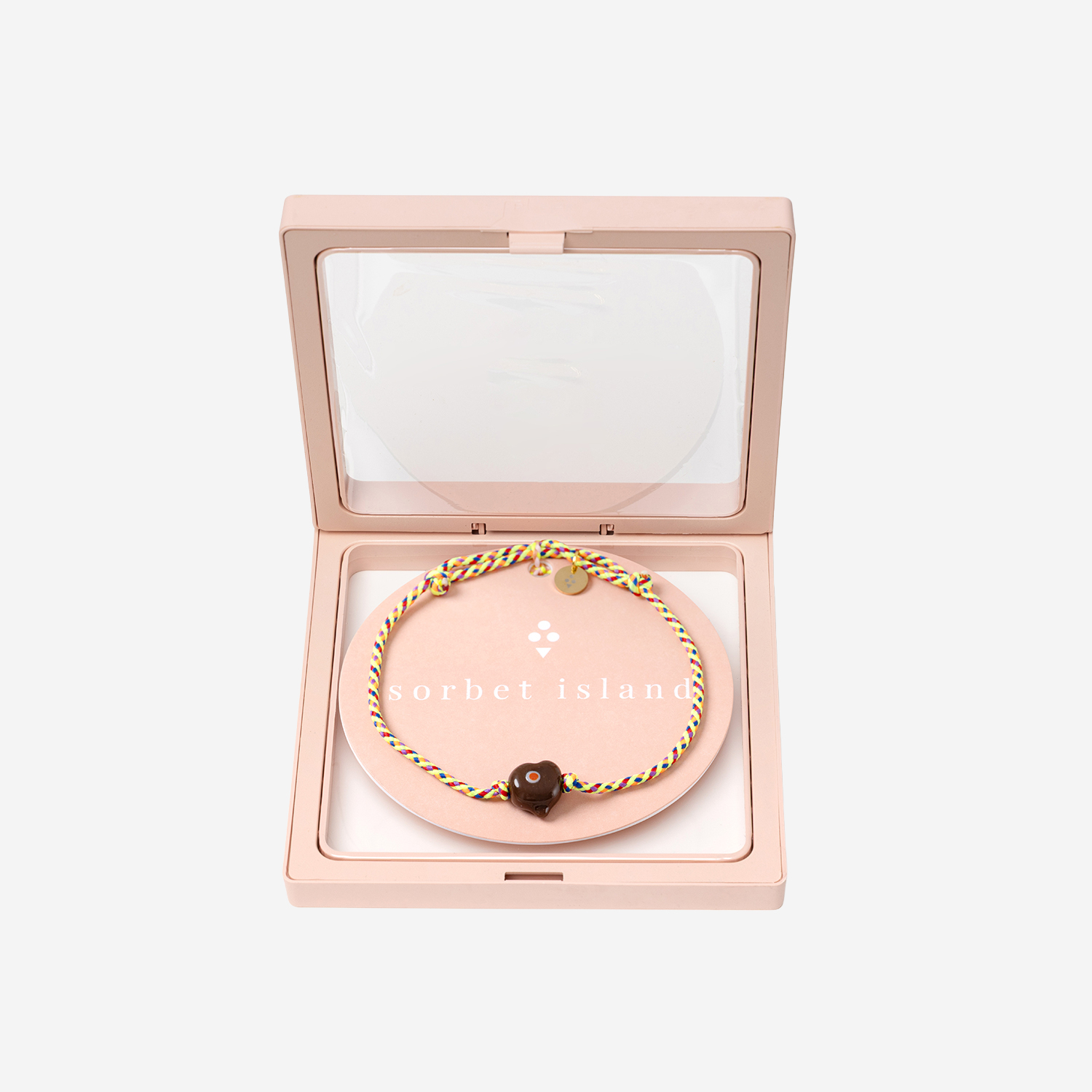 [SORBET ISLAND] Bracelet SS26 GUARDIANHEARTGLASSCOFFEE