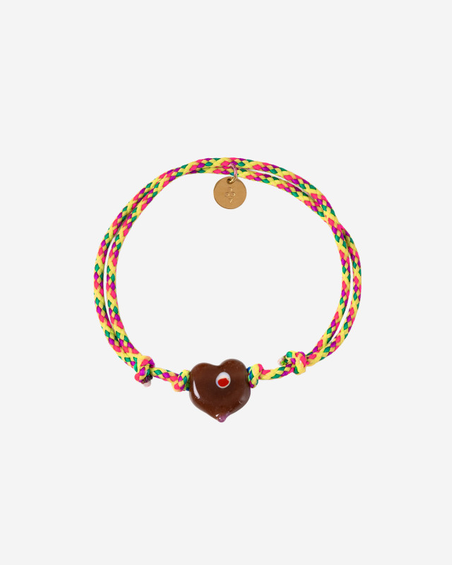 [SORBET ISLAND] Bracelet SS26 GUARDIANHEARTGLASSCOFFEE