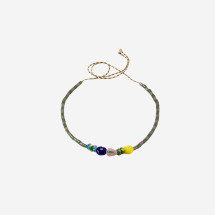 [SORBET ISLAND] Bracelet SS26 MIXEDGLASSBEADSTRAWBERRYGREENPURPLE