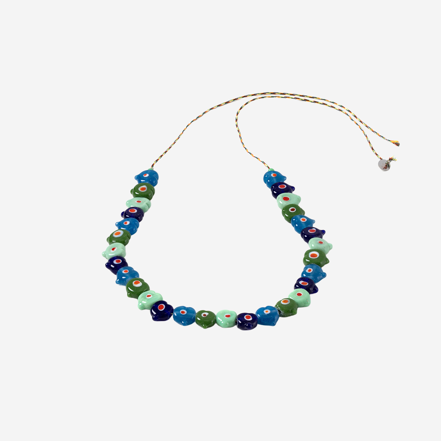 [SORBET ISLAND] Bracelet SS26 MIXEDGLASSBEADMULTIHEARTBLUE